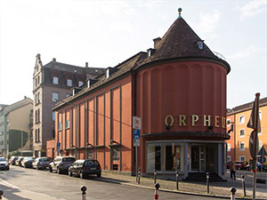 Blick auf das Orpheum Nürnberg