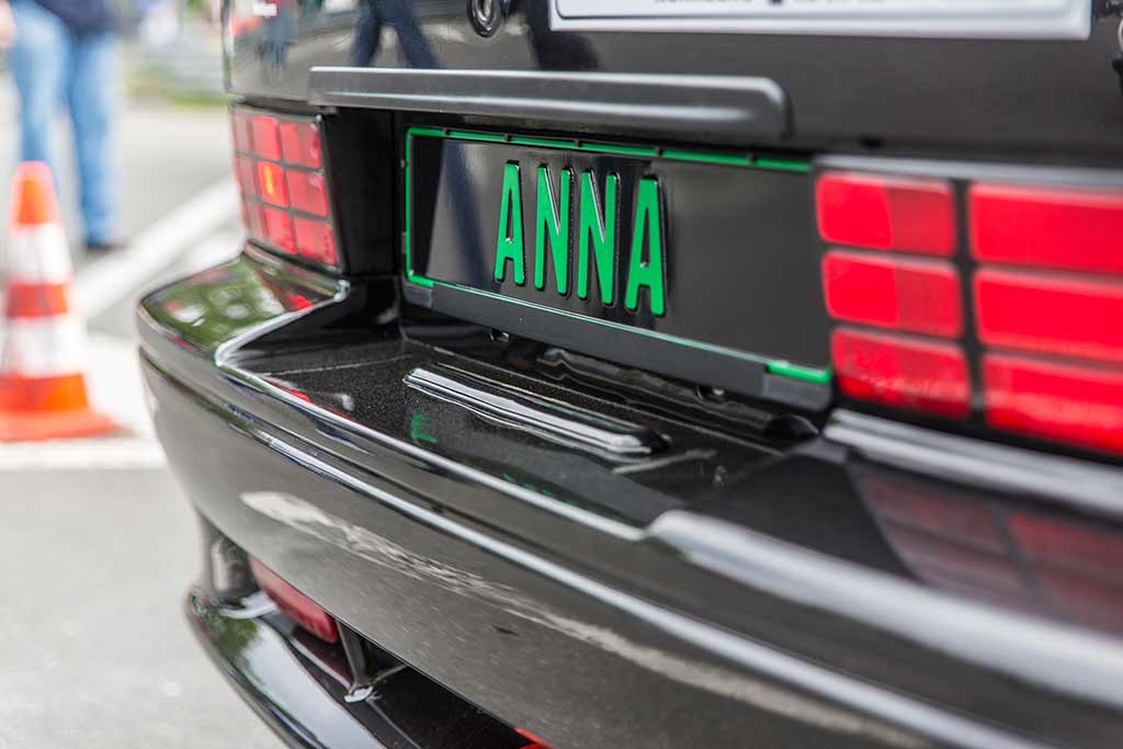 Kennzeichen Rennwagen ANNA