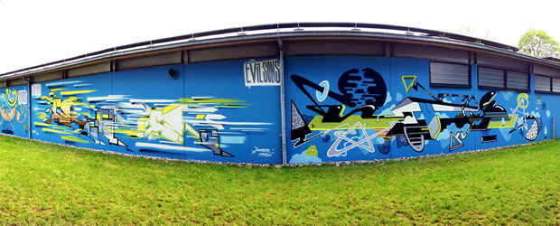 Eindrücke von dem Graffiti-Sound-Festival - Mural Art Weekend Nürnberg