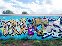 Eindrücke von dem Graffiti-Sound-Festival - Mural Art Weekend Nürnberg
