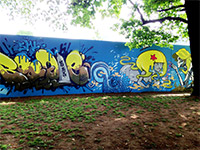 Eindrücke von dem Graffiti-Sound-Festival - Mural Art Weekend Nürnberg
