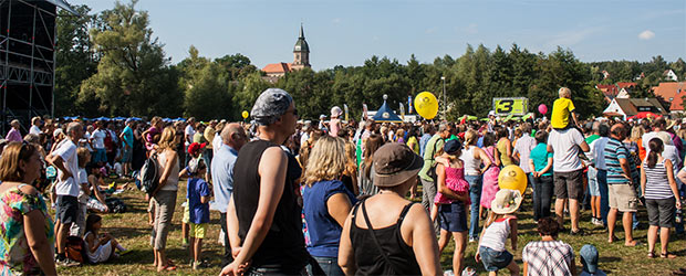 Festwiese beim Bayern 3 Dorffest in Georgensgmünd