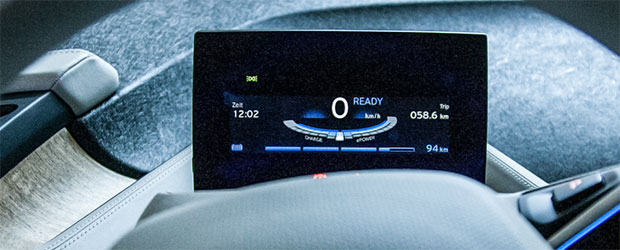 Display BMW i3 Elektroauto