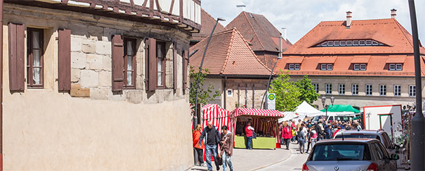 Regionalmarkt in der Altstadt von Langenzenn