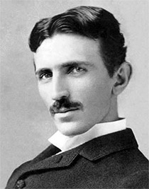 Portrait Nikola Tesla