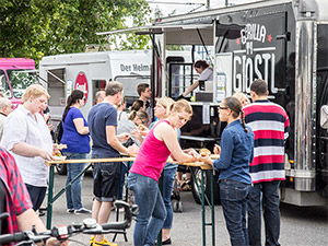 Hungrige Kunden mussten nicht lange warten