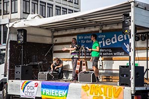 Haimo Grebenstein Mahnwache Kornmarkt Nürnberg