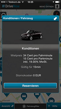 Carsharing Drivenow Konditionen