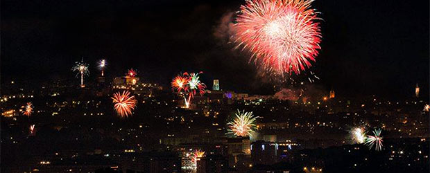 Feuerwerk Perugia