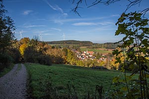 Weg ins Tal nach Büchenbach