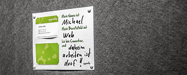 Coworking - daheim arbeiten ist doof