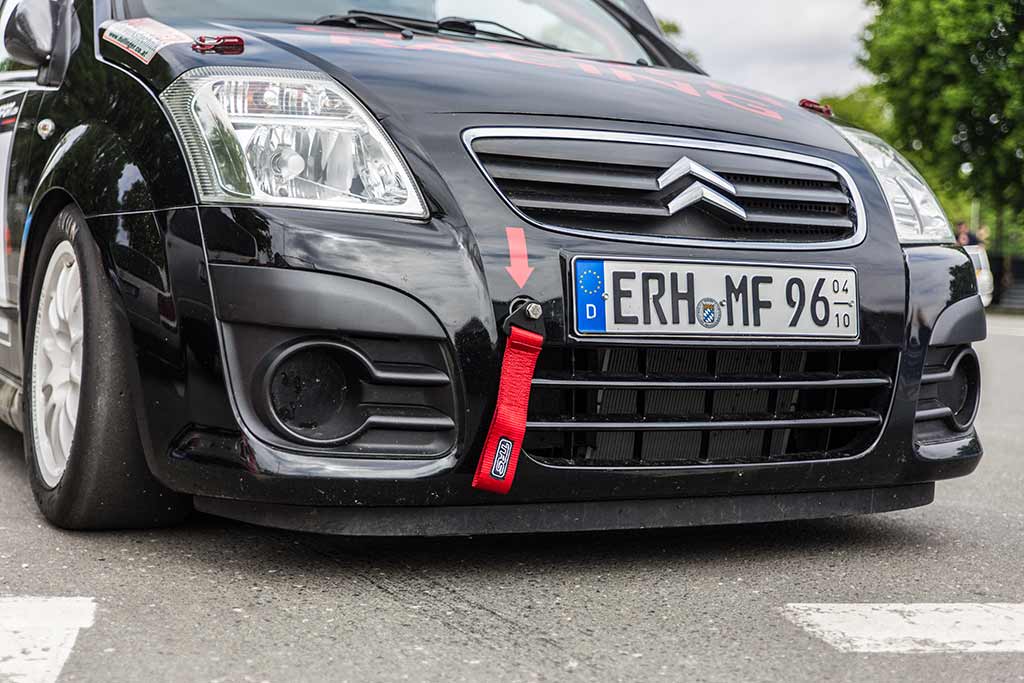 Frontansicht Citroen Rennwagen