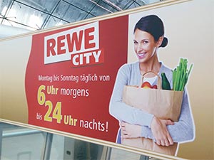 REWE Werbeplakat