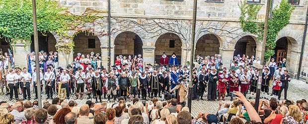 Abschlussszene des Theaterstücks