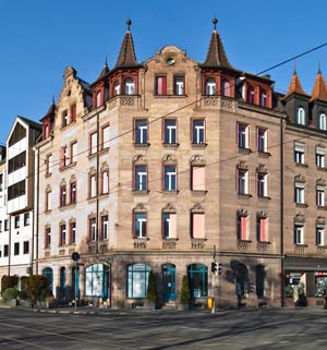 Das straßenbildprägende Haus Johannisstraße 68, 2016.