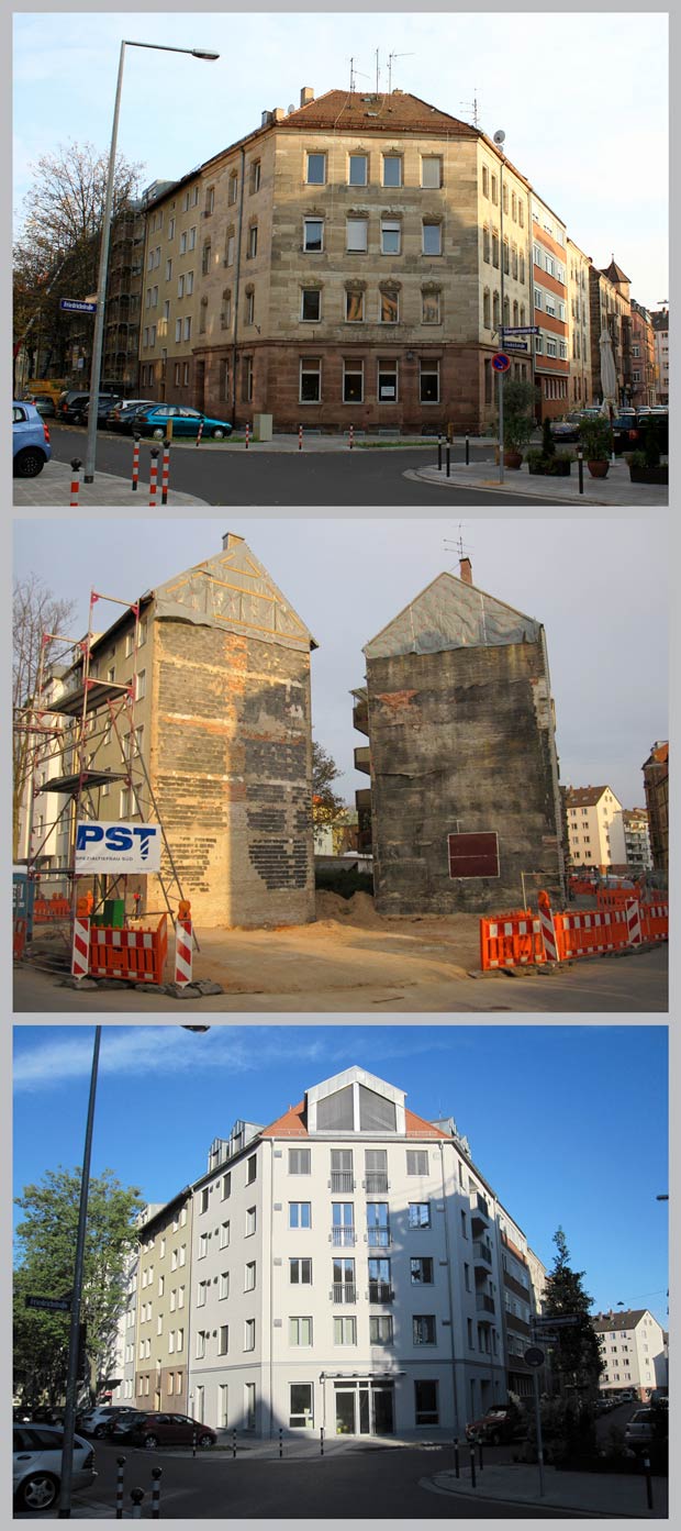 Das Haus Schweppermannstraße 66, aufgenommen 2011, 2012 und 2013.