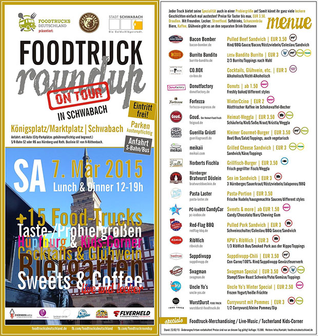 Foodtruck RoundUp Flyer