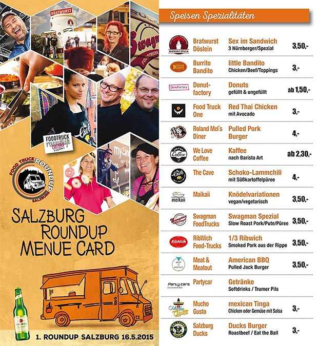 Foodtruck RoundUp ON TOUR in Salzburg